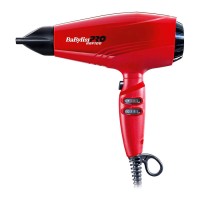 Профессиональный фен BaByliss PRO Rapido Ferrari BAB7000IRE красный 2200W + глушитель, диффузор