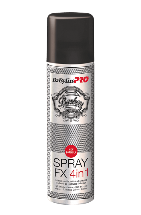 Спрей охлаждающий BaByliss PRO Spray FX 4 in 1 для ножей машинок FX040290E, 150 мл